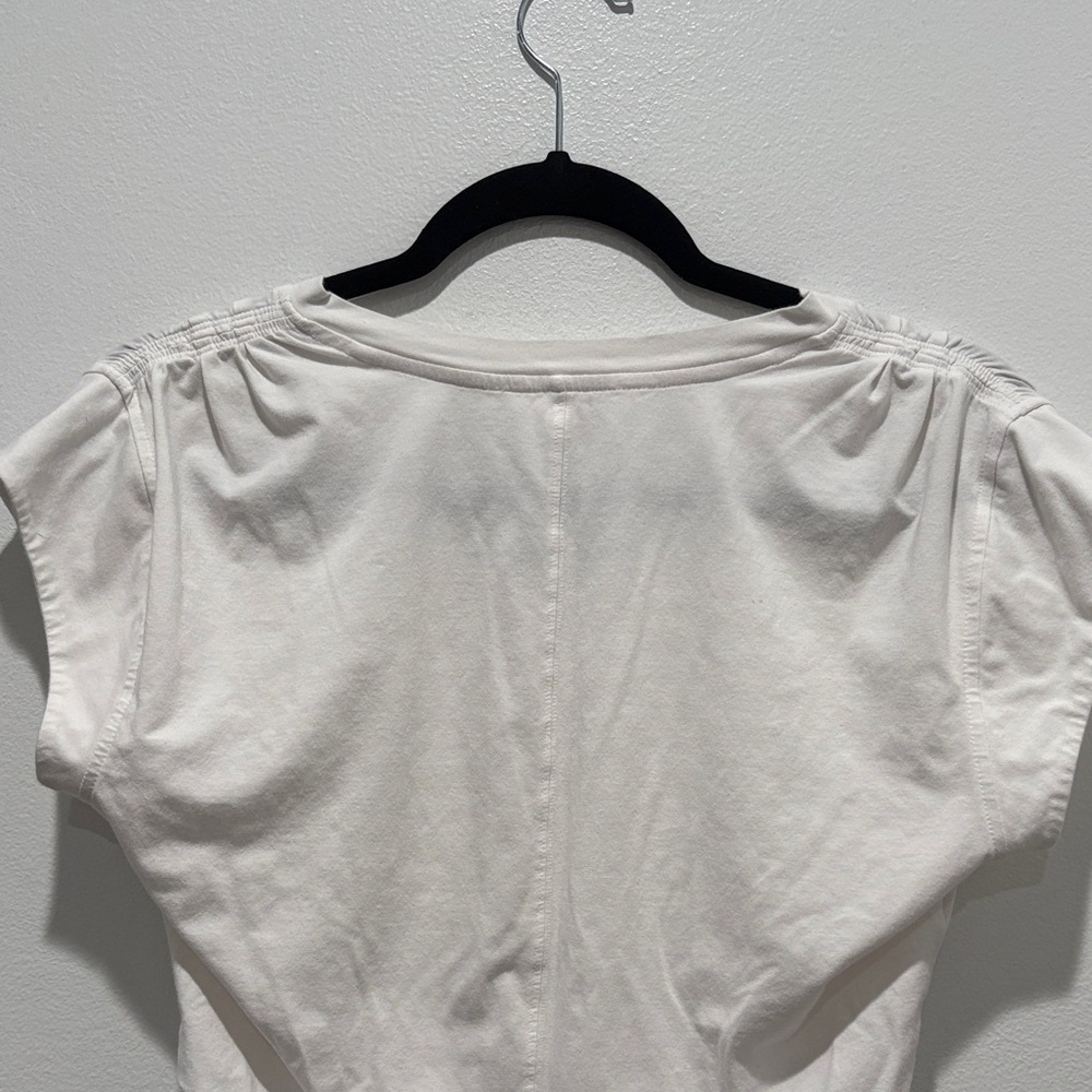 Athleta Women's Classic White Short Sleeve Tee - Picture 4 of 5